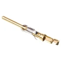 TE Connectivity Male Crimp Circular Connector Contact Contact Size 16 Wire Size 20, 24AWG 13A 250V Brass Gold over 163086-2