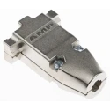 TE Connectivity AMPLIMITE Series Zinc Straight D-Sub Backshell 9 Way 5745171-1