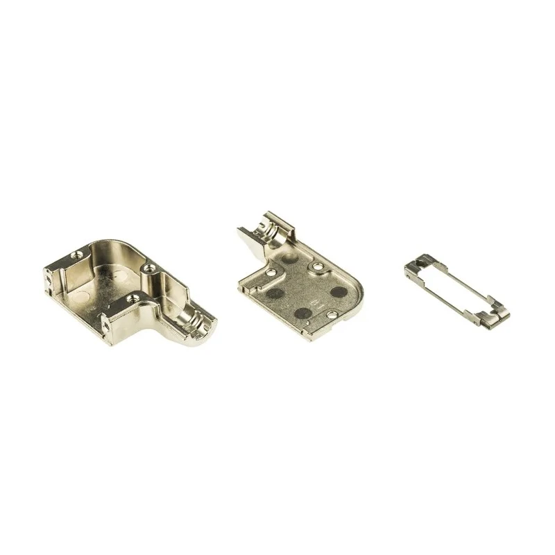 TE Connectivity AMPLIMITE Series Zinc Right Angle D-Sub Backshell 15 Way Strain Relief 5745652-2