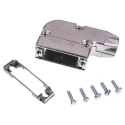 TE Connectivity AMPLIMITE Series Zinc Right Angle D-Sub Backshell 15 Way Strain Relief 5745652-2