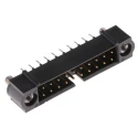 HARWIN Datamate J-Tek Series Straight Through Hole PCB Header, 20 Contacts, 2 mm Pitch, 2 Row, Shrouded M80-5102042