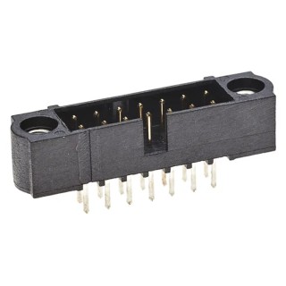 HARWIN Datamate J-Tek Series Straight Through Hole PCB Header, 14 Contacts, 2 mm Pitch, 2 Row, Shrouded M80-5001442