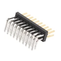 HARWIN Archer M50 Series Right Angle Through Hole Pin Header, 20 Contacts, 1.27 mm Pitch, 2 Row, Unshrouded M50-3901042