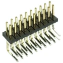 HARWIN Archer M50 Series Right Angle Through Hole Pin Header, 20 Contacts, 1.27 mm Pitch, 2 Row, Unshrouded M50-3901042