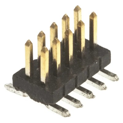HARWIN Archer M50 Series Straight Surface Pin Header, 10 Contacts, 1.27 mm Pitch, 2 Row, Unshrouded M50-3600542