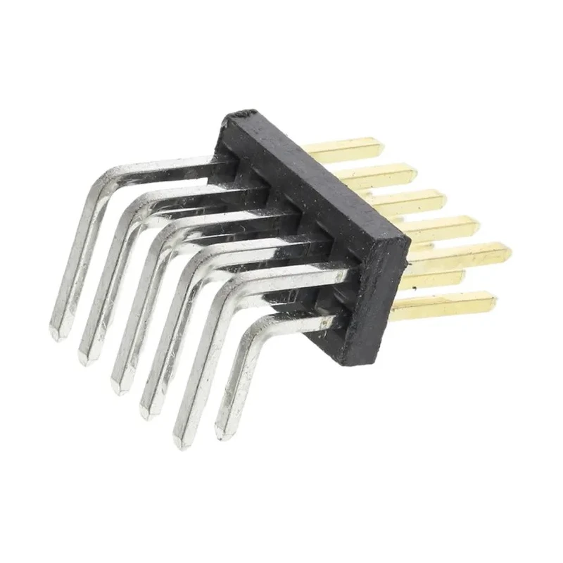 HARWIN Archer M50 Series Right Angle Through Hole Pin Header, 10 Contacts, 1.27 mm Pitch, 2 Row, Unshrouded M50-3900542
