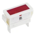 Arcolectric (Bulgin) Ltd Panel Mount Indicator 250V 16A Red Neon Light Solder Tab Termination C0430FQNCE