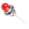 CAMDENBOSS Red Panel Mount Indicator with Prominent Bezel, 6.5 mm Mount Hole, LED, 15mA Current IND509213-LED-T/RD