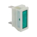 Arcolectric (Bulgin) Ltd 0430 Series Green Panel Mount Indicator 250V 16A Solder Tab Termination C0430FQNBB