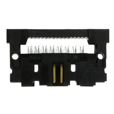 TE Connectivity 16-Way Shrouded IDC Connector Male for Cable 2 Row 250V AC 1A AMP-LATCH 1-111446-6