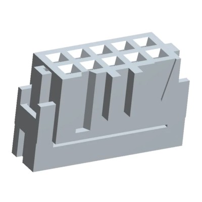 TE Connectivity 10-Way IDC Connector Female for Cable 2 Row 1A 2.54mm Pitch AMP-LATCH Series 1-215919-0