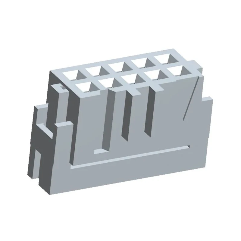 TE Connectivity 10-Way IDC Connector Female for Cable 2 Row 1A 2.54mm Pitch AMP-LATCH Series 1-215919-0