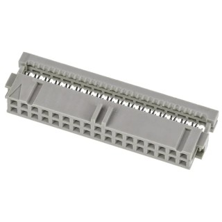 TE Connectivity 34-Way IDC Connector Female for Cable, 2 Row, 1000V, 1A, AMP-LATCH Series 3-215911-4