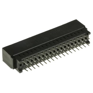 TE Connectivity Standard Edge II Series Straight Edge Connector Female 36-Contacts 2 Row 2.54 mm Pitch Through Hole 5530843-3