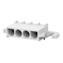 TE Connectivity Universal MATE-N-LOK Series Right Angle Through Hole PCB Socket 4-Contact 1 Row 6.35 mm Pitch 19A 643230-1