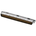 TE Connectivity AMPLIMITE 0.50 100 Way Male Right Angle Cable SCSI Connector 1.27 mm Pitch, Latch Block, IDC 5749621-9