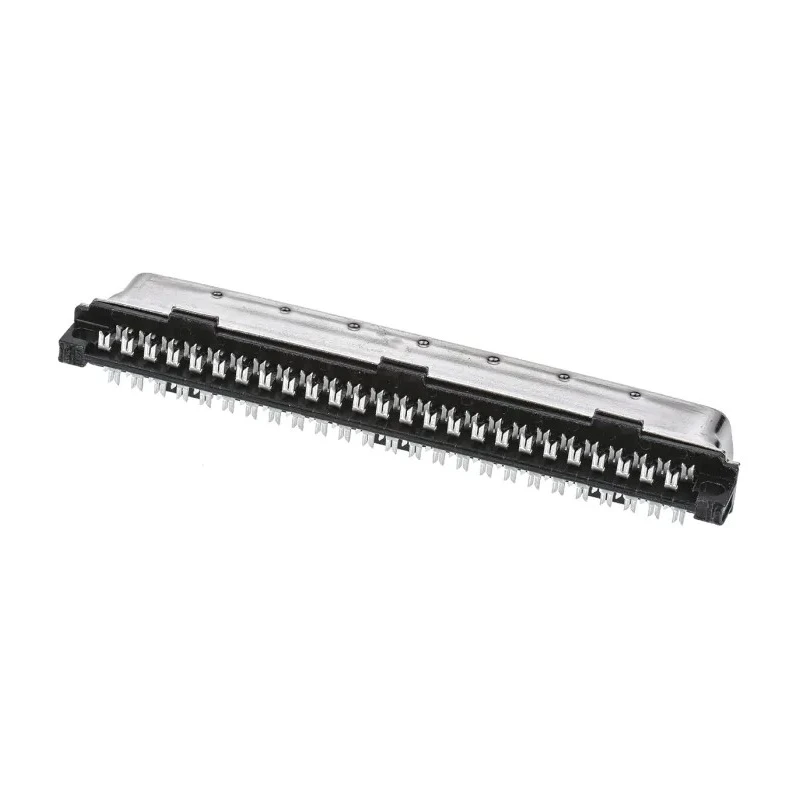 TE Connectivity AMPLIMITE 0.50 100 Way Male Right Angle Cable SCSI Connector 1.27 mm Pitch, Latch Block, IDC 5749621-9