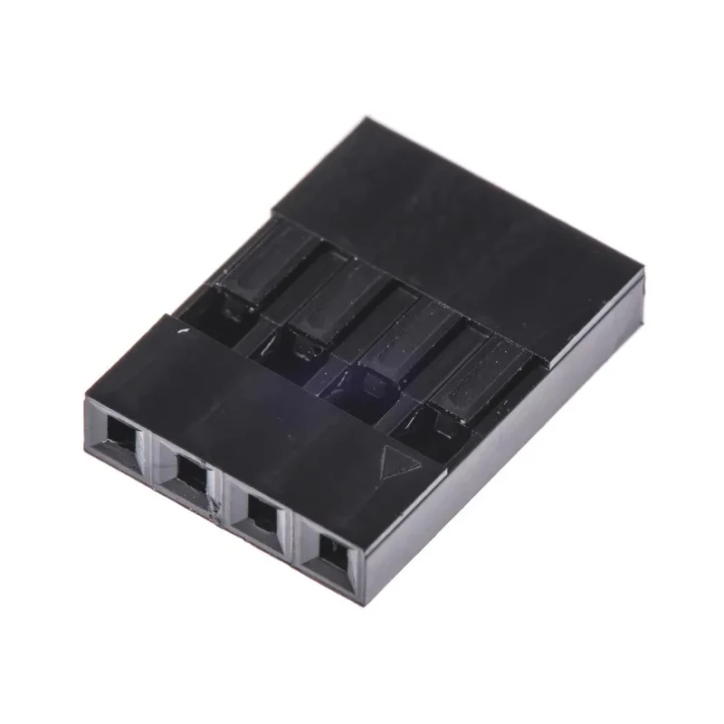 HARWIN Female Connector Housing , 2.54 mm Pitch, 4 Way, 1 Row, Straight Cable Mount, Polyphenylene Oxide Housing M20-1060400