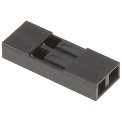 HARWIN Female Connector Housing 2 Way 1 Row, 2.54 mm Pitch, Straight Cable Mount M20-1060200