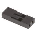 HARWIN Female Connector Housing 2 Way 1 Row, 2.54 mm Pitch, Straight Cable Mount M20-1060200