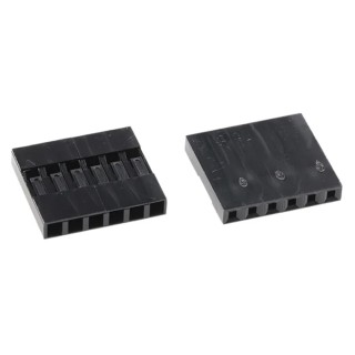 HARWIN M20-1060600 6 Way 1 Row Straight Female Connector Housing 2.54 mm Pitch Polyphenylene Oxide 15.44 mm Length