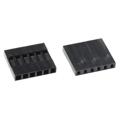 HARWIN M20-1060600 6 Way 1 Row Straight Female Connector Housing 2.54 mm Pitch Polyphenylene Oxide 15.44 mm Length