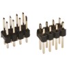 HARWIN M20 Series Straight Through Hole Pin Header, 12 Contacts, 2.54 mm Pitch, 2 Rows, Unshrouded M20-9980645
