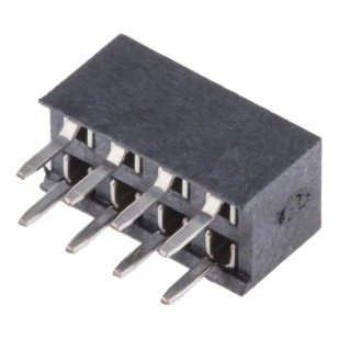 HARWIN M22 Series Straight Through Hole PCB Socket 8-Contact 2 Row 2 mm Pitch Solder M22-7140442