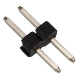 HARWIN M22 Series Straight Through Hole Pin Header 2 Contacts 2 mm Pitch 1 Row Unshrouded M22-2010205