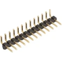 HARWIN M22 Series Right Angle Through Hole Pin Header, 3 Contact 2 mm Pitch 1 Row Unshrouded M22-2030305