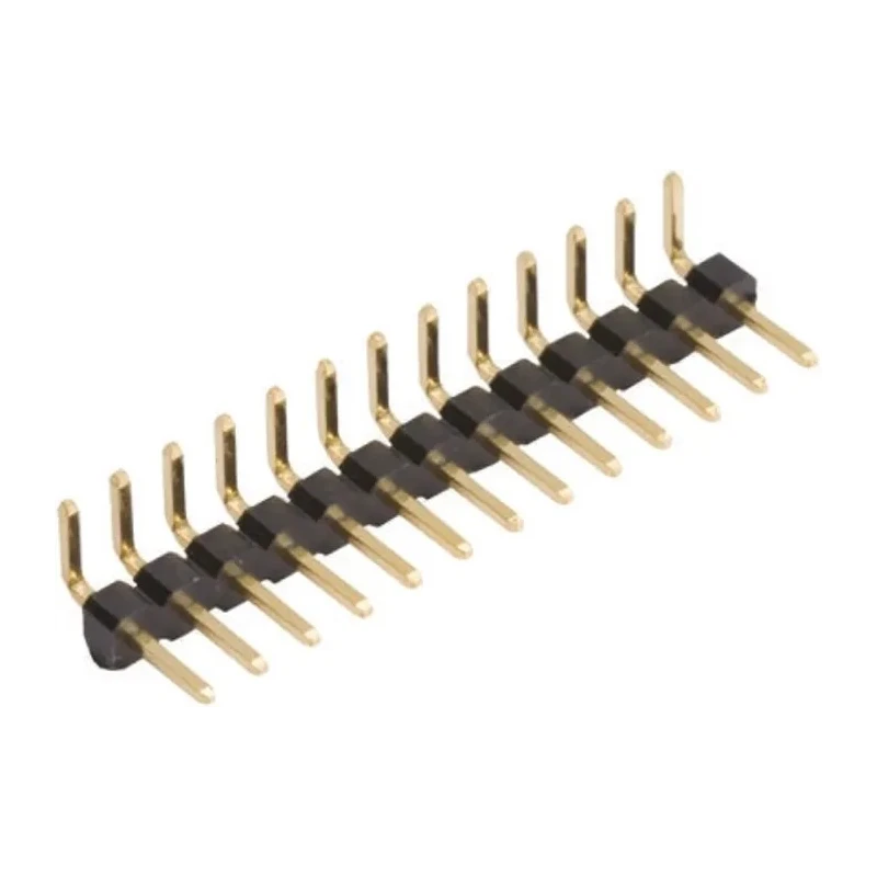 HARWIN M22 Series Right Angle Through Hole Pin Header, 3 Contact 2 mm Pitch 1 Row Unshrouded M22-2030305