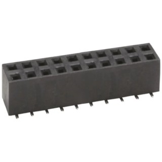 HARWIN M20 Series Straight Surface PCB Socket 20-Contact 2 Row 2.54 mm Pitch Solder M20-7871042