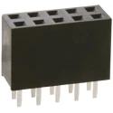 HARWIN M20 Series Straight Through Hole PCB Socket 10-Contact 2 Row 2.54 mm Pitch Solder M20-7830546