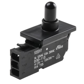 Omron Door Micro Switch SPDT Plunger 500A IP40 -30°C to 60°C 