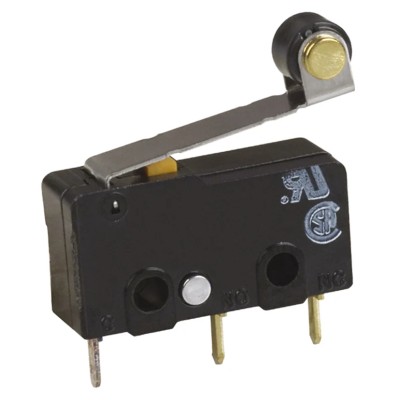 Omron Roller Lever Subminiature Micro Switch, PCB Terminal, 100mA, 30V DC, SPDT, IP40 SS-01GL2-FD