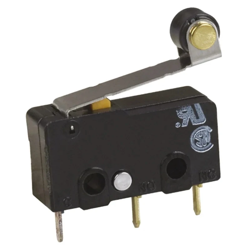 Omron Roller Lever Subminiature Micro Switch, PCB Terminal, 100mA, 30V DC, SPDT, IP40 SS-01GL2-FD