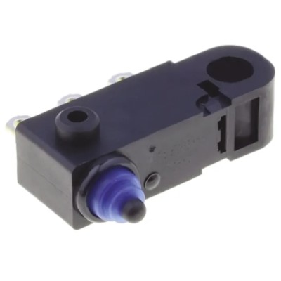 Omron Ultra Subminiature Sealed Pin Plunger Micro Switch, Solder Terminal, 2A Contact Current, SPDT, IP67 D2HW-C201H