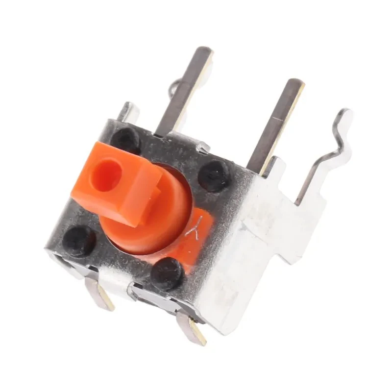 Omron Orange Tactile Switch Plunger SPST 50mA 24V dc Through Hole B3F-3155
