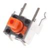 Omron Orange Tactile Switch Plunger SPST 50mA 24V dc Through Hole B3F-3155