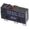 Omron Pin Plunger Micro Switch, Solder Terminal, 100mA Contact Current, 30 V dc, SPDT, IP67 Sealed Subminiature D2SW-01H