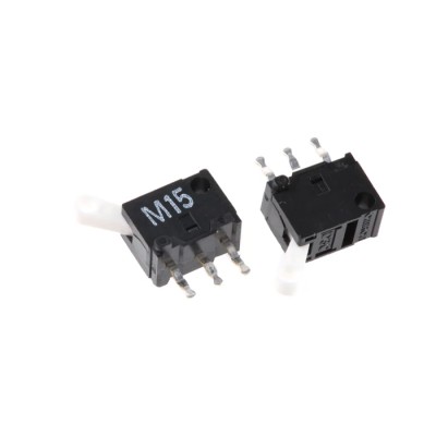 Omron Subminiature Micro Switch SPDT, Lever Actuator, Silver Plated Contacts, 100mA, 8x6x4.2 mm D3C-2210