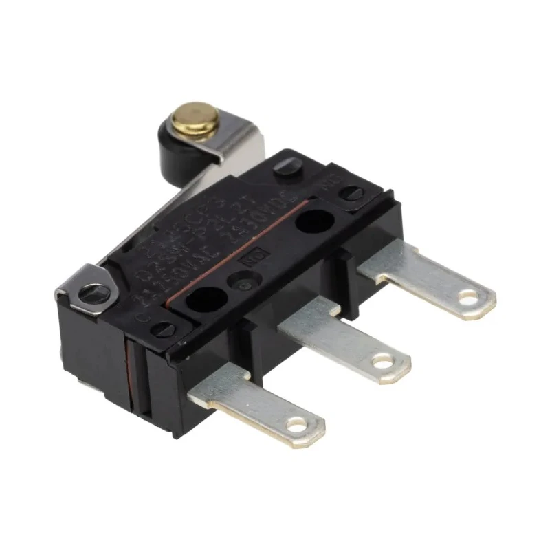 Omron Sealed Subminiature Roller Lever Micro Switch, Tab Terminal, 2A, 30 V dc, SPDT, IP67 D2SW-P2L2T