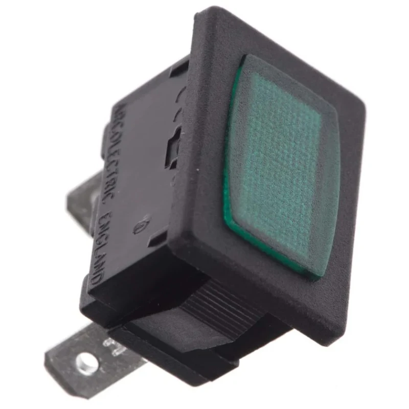 Arcolectric (Bulgin) Ltd 8600 Series Green Panel Mount Indicator, 230V AC, 16A, Solder Tab Termination H8630FBNAE