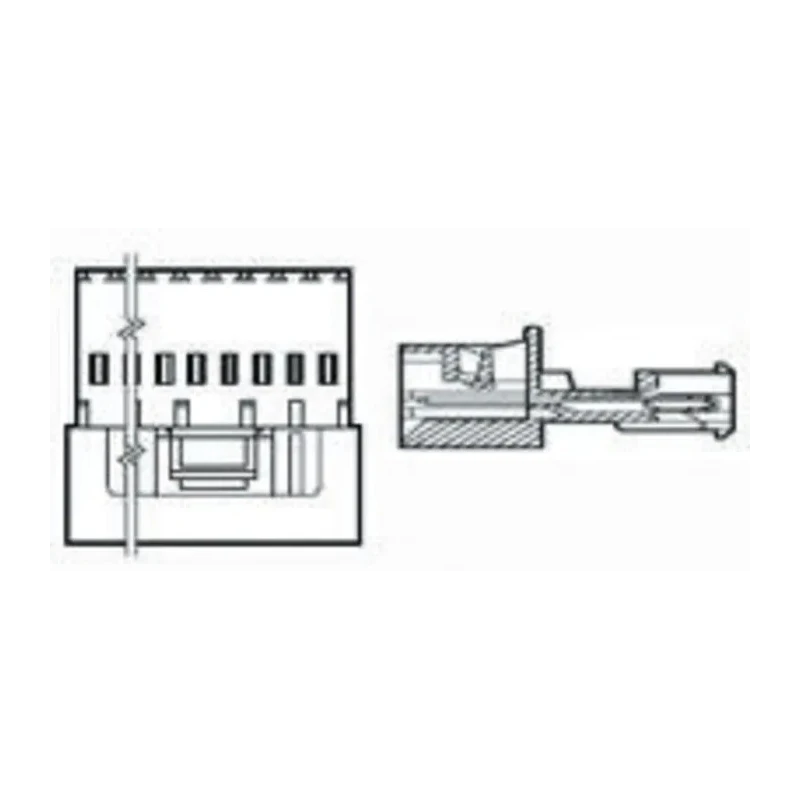 TE Connectivity 6-Way IDC Connector Female for Cable, 1 Row 3-647002-6