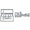 TE Connectivity 6-Way IDC Connector Female for Cable, 1 Row 3-647002-6