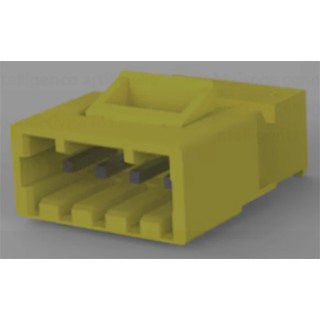 TE Connectivity 4-Way IDC Connector Female for Cable, 1 Row, 7A Current, 600V AC Voltage, 3.96mm Pitch, MTA-156 3-641436-4