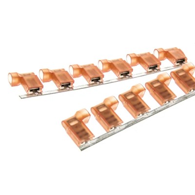 TE Connectivity Ultra-Fast .187 Red Insulated Female Spade Connector Crimp 4.75 x 0.81 mm Tab Size 2-520336-2