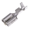 TE Connectivity FASTON .250 Black Uninsulated Female Spade Connector Crimp 6.35 x 0.8 mm Tab Size 20 AWG to 14 AWG 170032-5