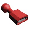 TE Connectivity Ultra-Fast .250 Red Insulated Female Spade Connector Crimp 6.35 x 0.81 mm Tab Size 2-520263-2