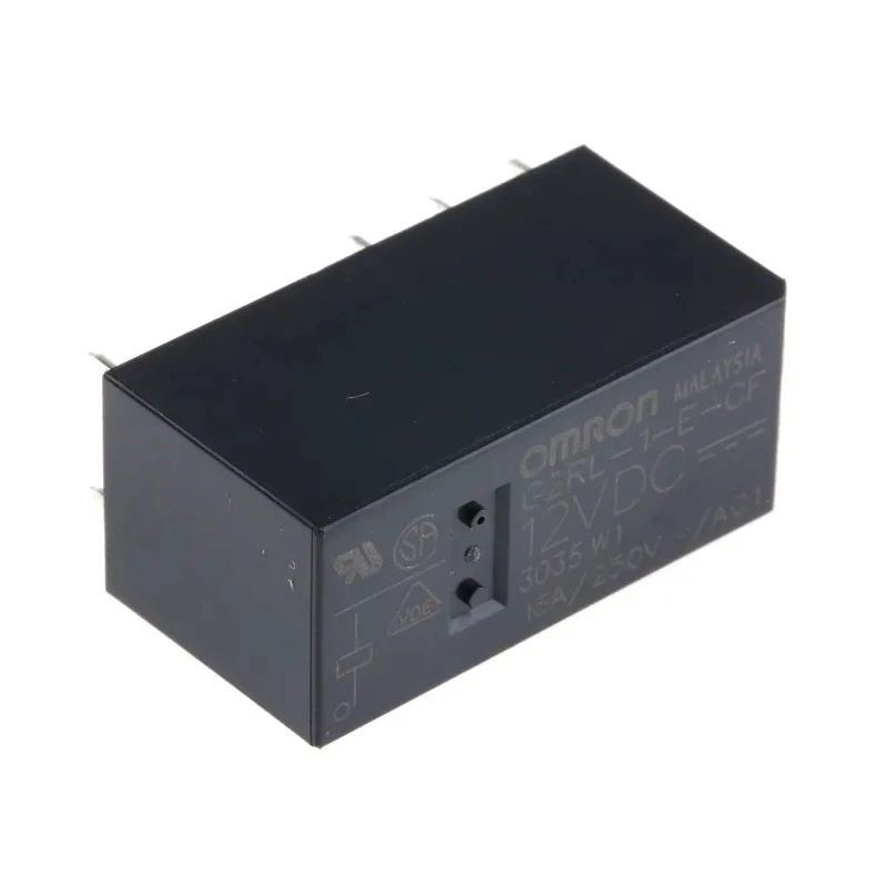Omron Power Relay PCB Mount SPDT 12V DC Coil 16A Switching Current G2RL-1-E-CF DC12